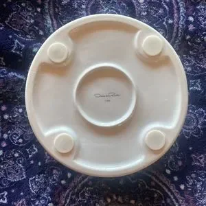 Oscar De La Renta Dog Bowl
